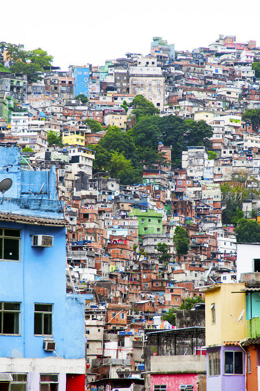 Rocinha favela，里约热内卢最大的贫民窟